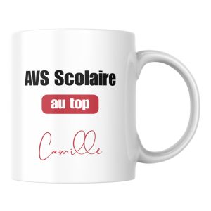Mug AVS scolaire au top