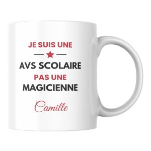 Mug AVS scolaire humour à personnaliser