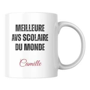 Mug personnalisé meilleur AVS scolaire du monde