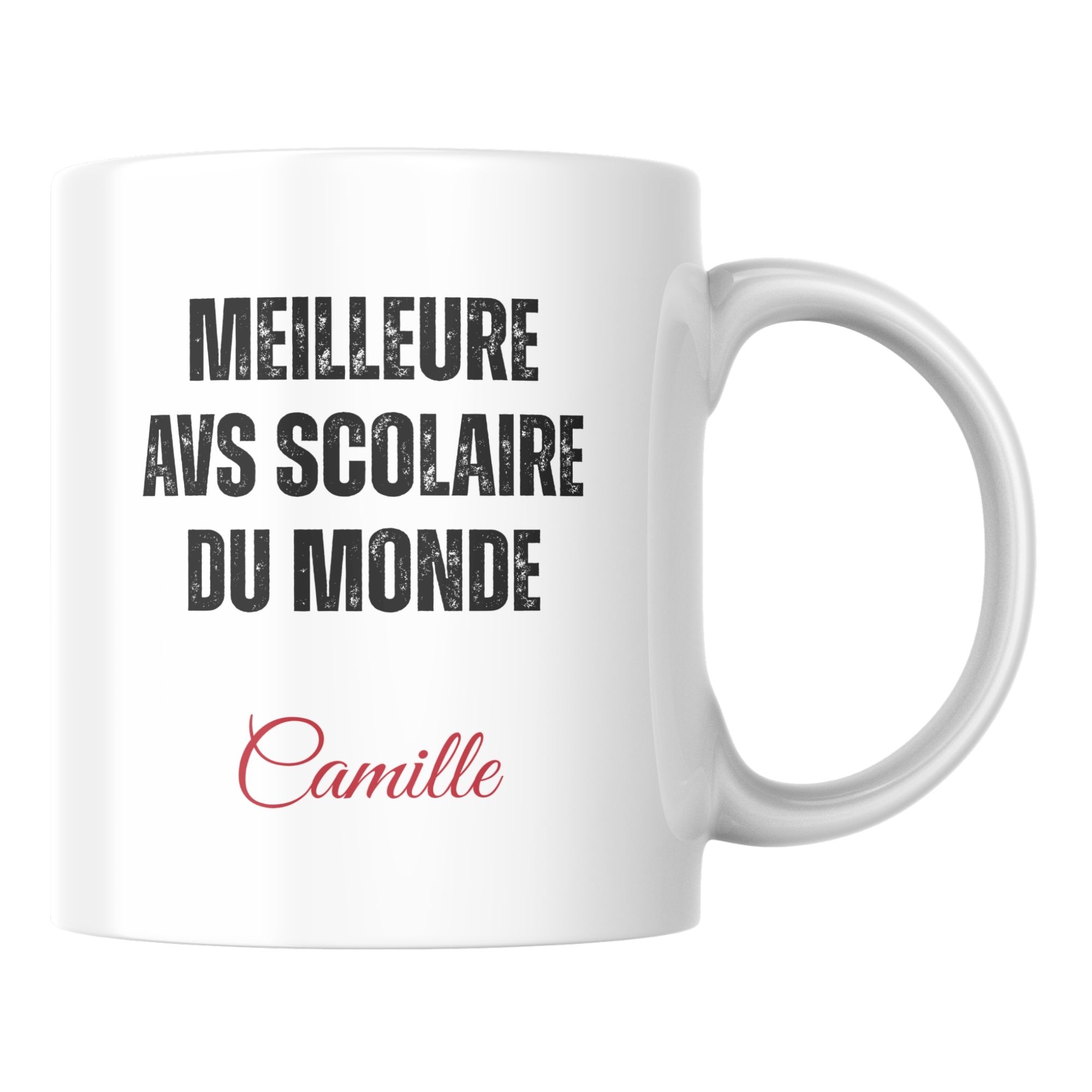 Mug personnalisé meilleur AVS scolaire du monde 1 Mug personnalisé meilleur AVS scolaire du monde
