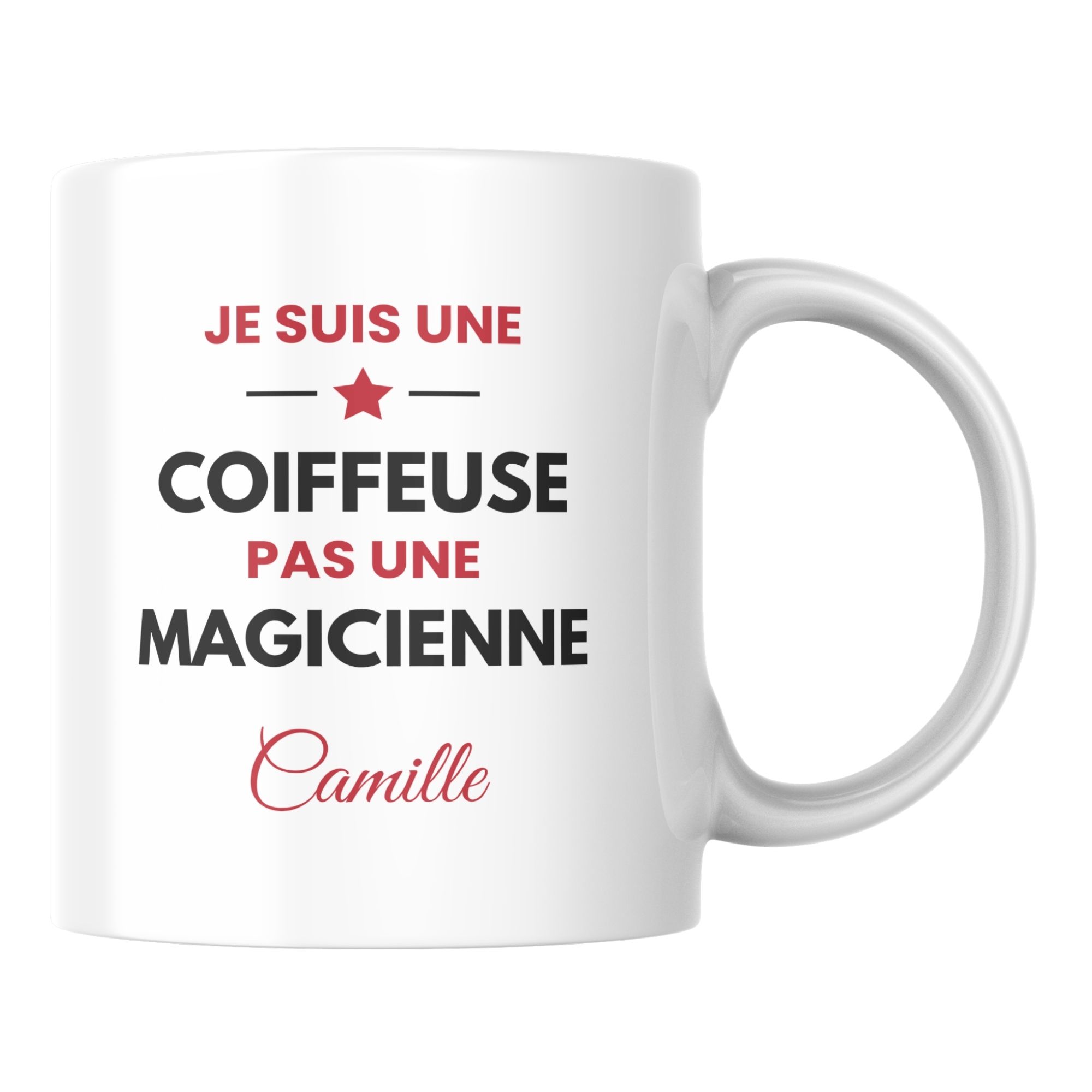 Mug Coiffeuse humour à personnaliser 1 Mug Coiffeuse humour à personnaliser