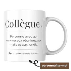 Mug humour pour collègue définition