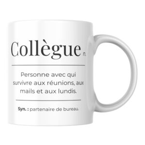 Mug définition collègue humour