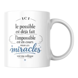 Mug collègue miracle
