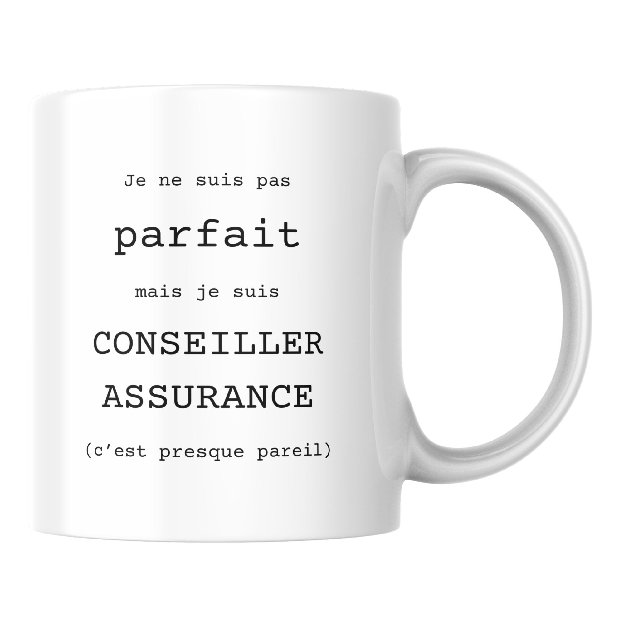 Mug Conseiller assurance humour 1 Mug Conseiller assurance humour