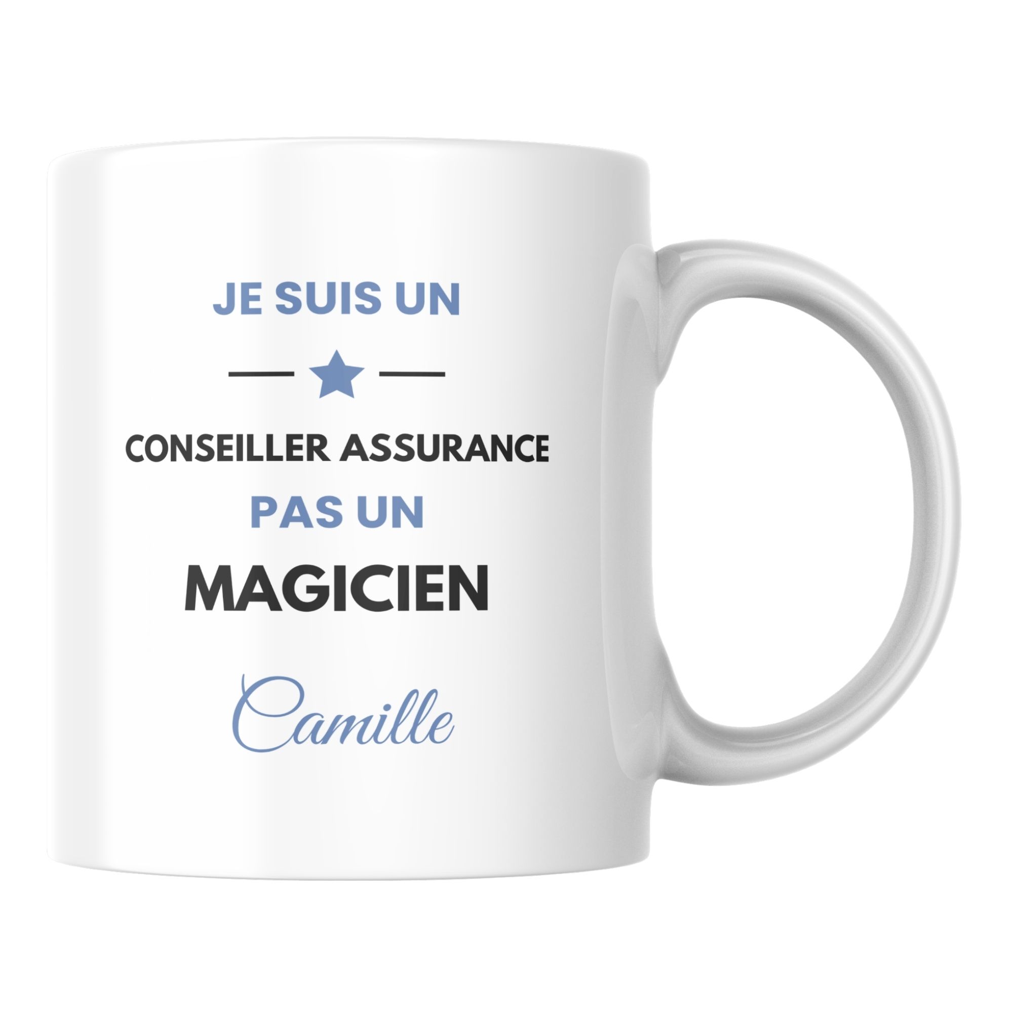 Mug Conseiller assurance humour à personnaliser 1 Mug Conseiller assurance humour à personnaliser