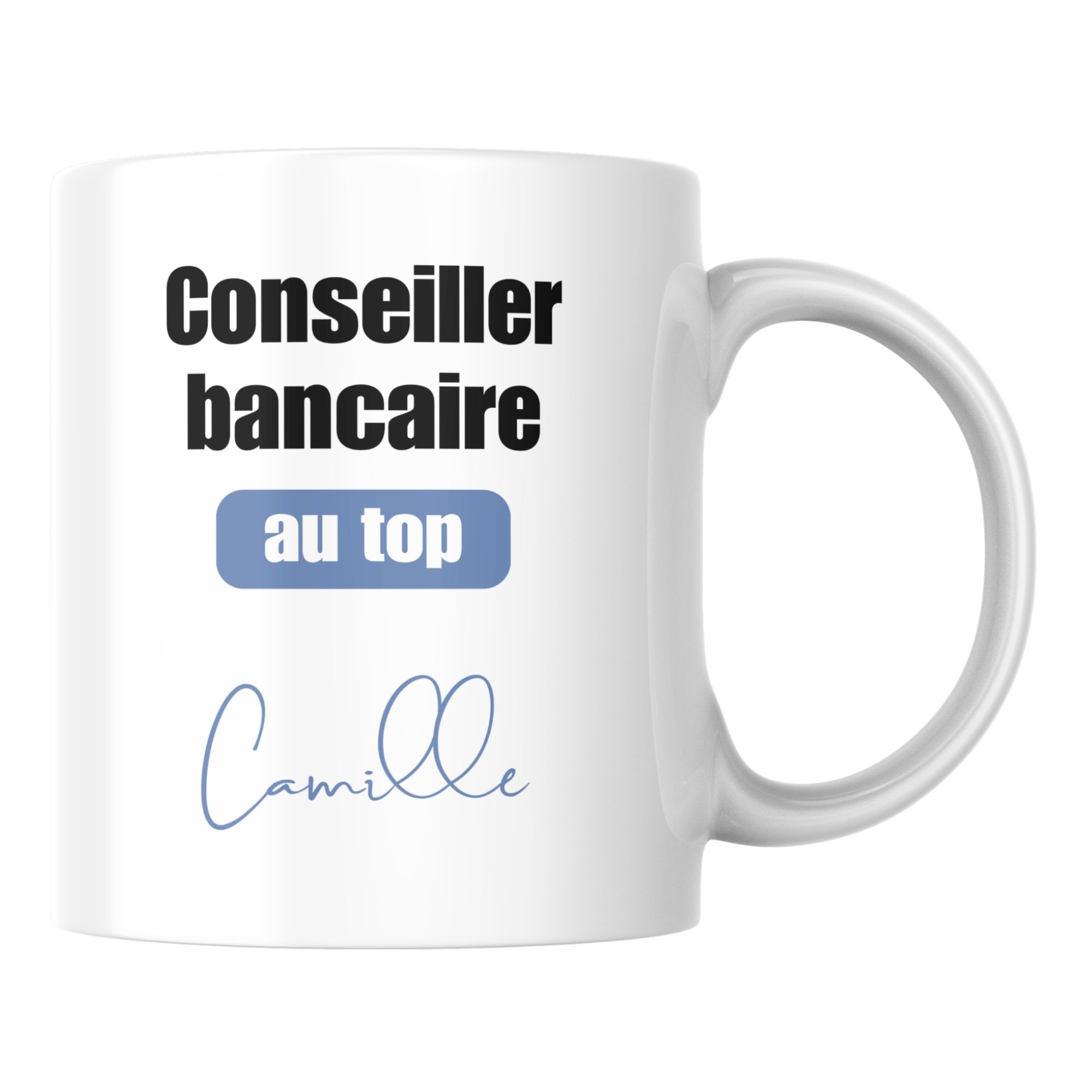 Mug Conseiller bancaire au top 1 Mug Conseiller bancaire au top