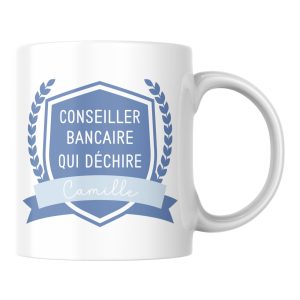 Mug Conseiller bancaire qui déchire