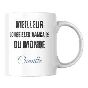 Mug personnalisé meilleur Conseiller bancaire du monde