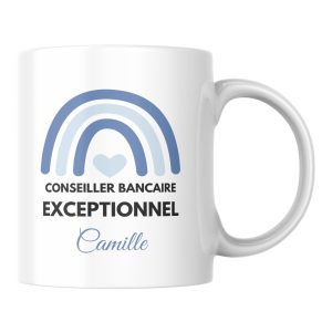 Mug personnalisé Conseiller bancaire exceptionnel