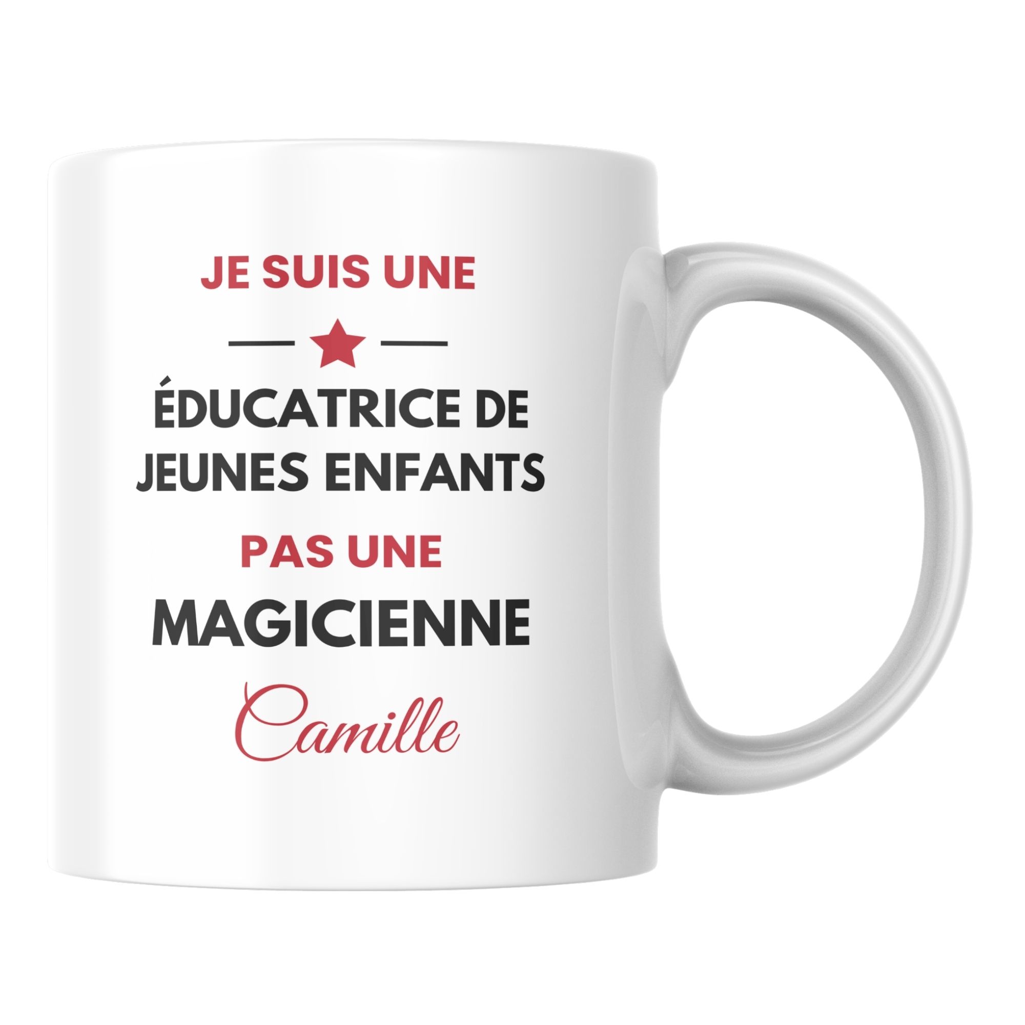 Mug Éducatrice de jeunes enfants humour à personnaliser 1 Mug Éducatrice de jeunes enfants humour à personnaliser