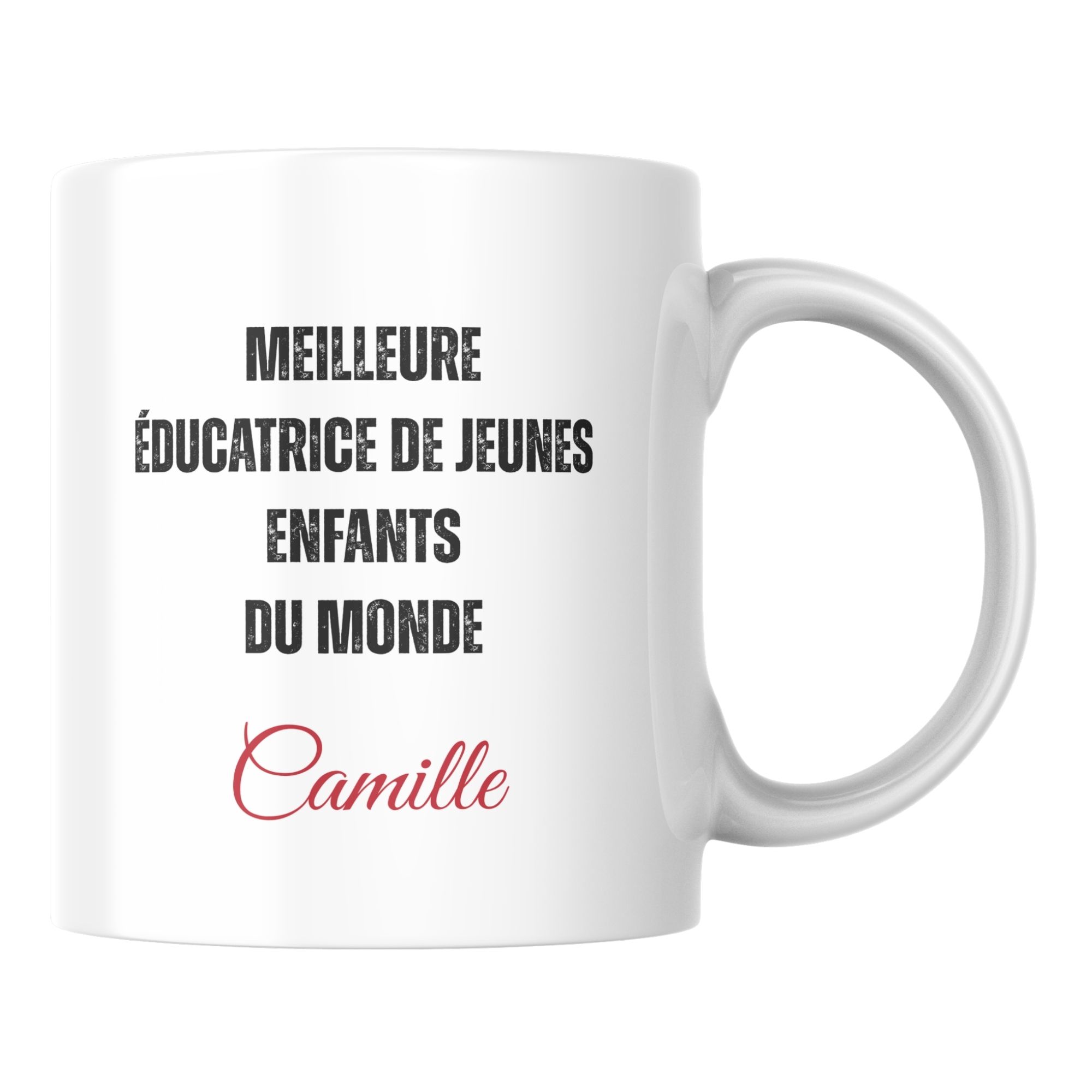 Mug personnalisé meilleur Éducatrice de jeunes enfants du monde 1 Mug personnalisé meilleur Éducatrice de jeunes enfants du monde