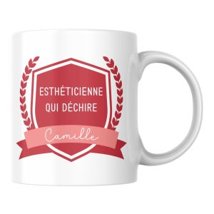 Mug Esthéticienne qui déchire