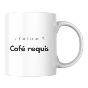Mug Geek Café Requis