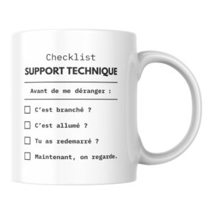 Mug Support Technique Geek