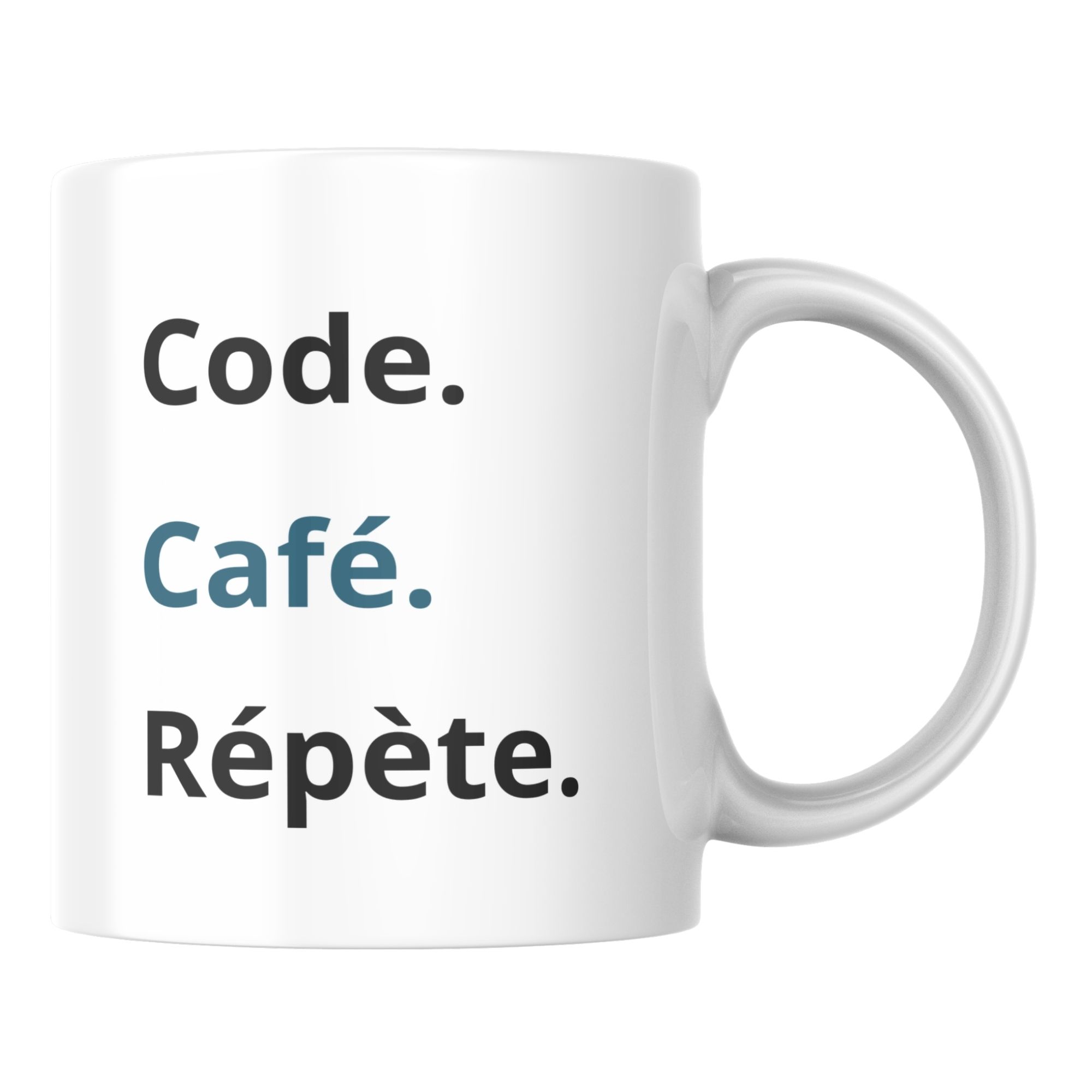 Mug Geek Code Café Répète 1 Mug Geek Code Café Répète
