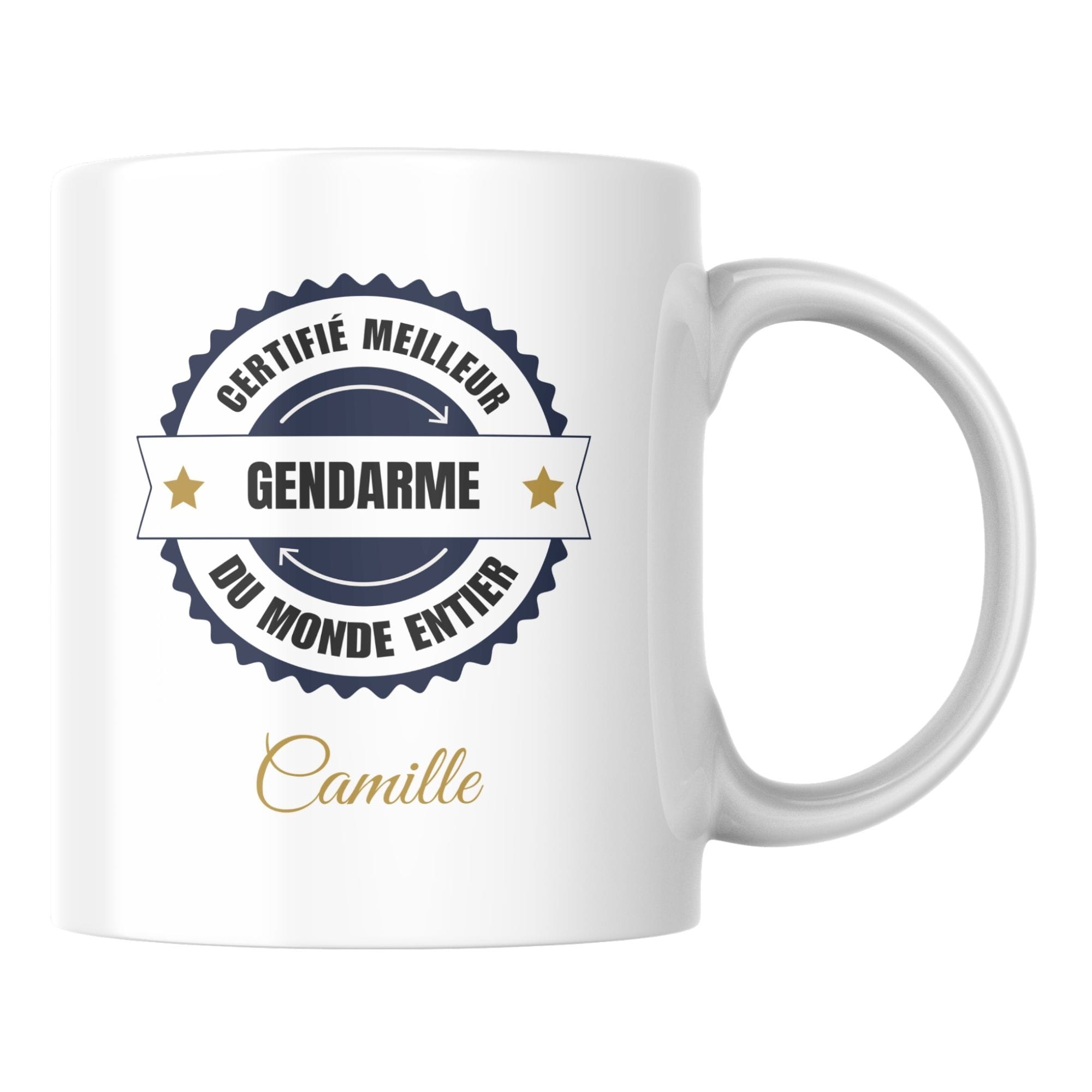 Mug certifié meilleur Gendarme du monde 1 Mug certifié meilleur Gendarme du monde