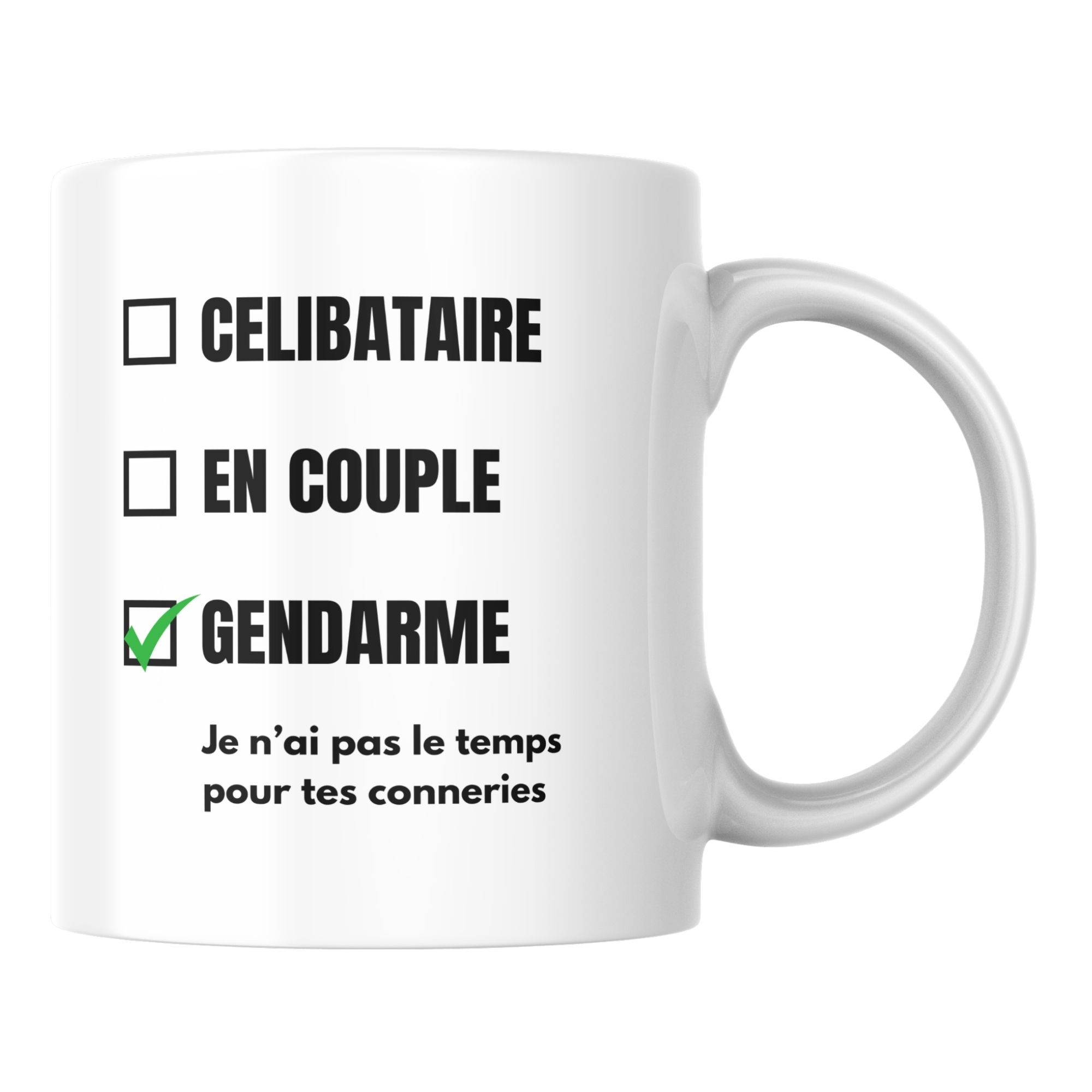 Mug humour Gendarme 1 Mug humour Gendarme