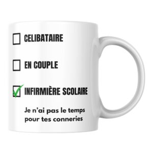 Mug humour Infirmière scolaire