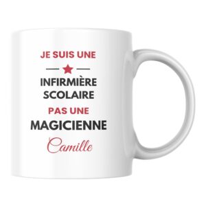 Mug Infirmière scolaire humour à personnaliser