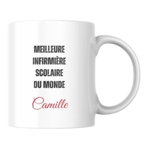 Mug personnalisé meilleur Infirmière scolaire du monde