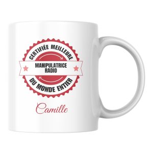 Mug certifié meilleur Manipulatrice radio du monde