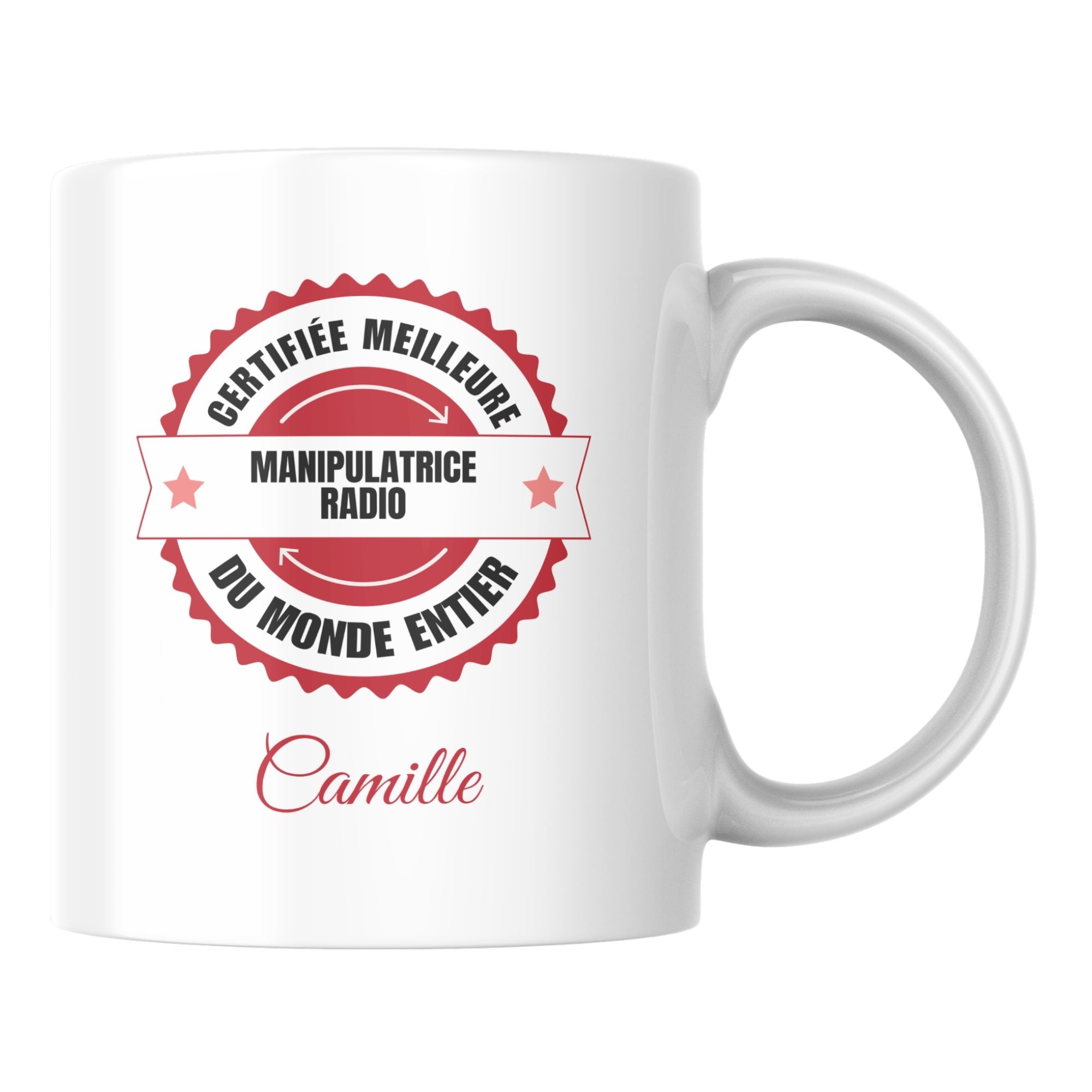 Mug certifié meilleur Manipulatrice radio du monde 1 Mug certifié meilleur Manipulatrice radio du monde