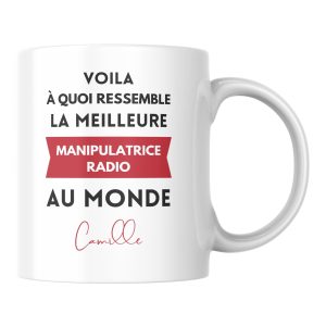 Mug personnalisé le meilleur Manipulatrice radio au monde