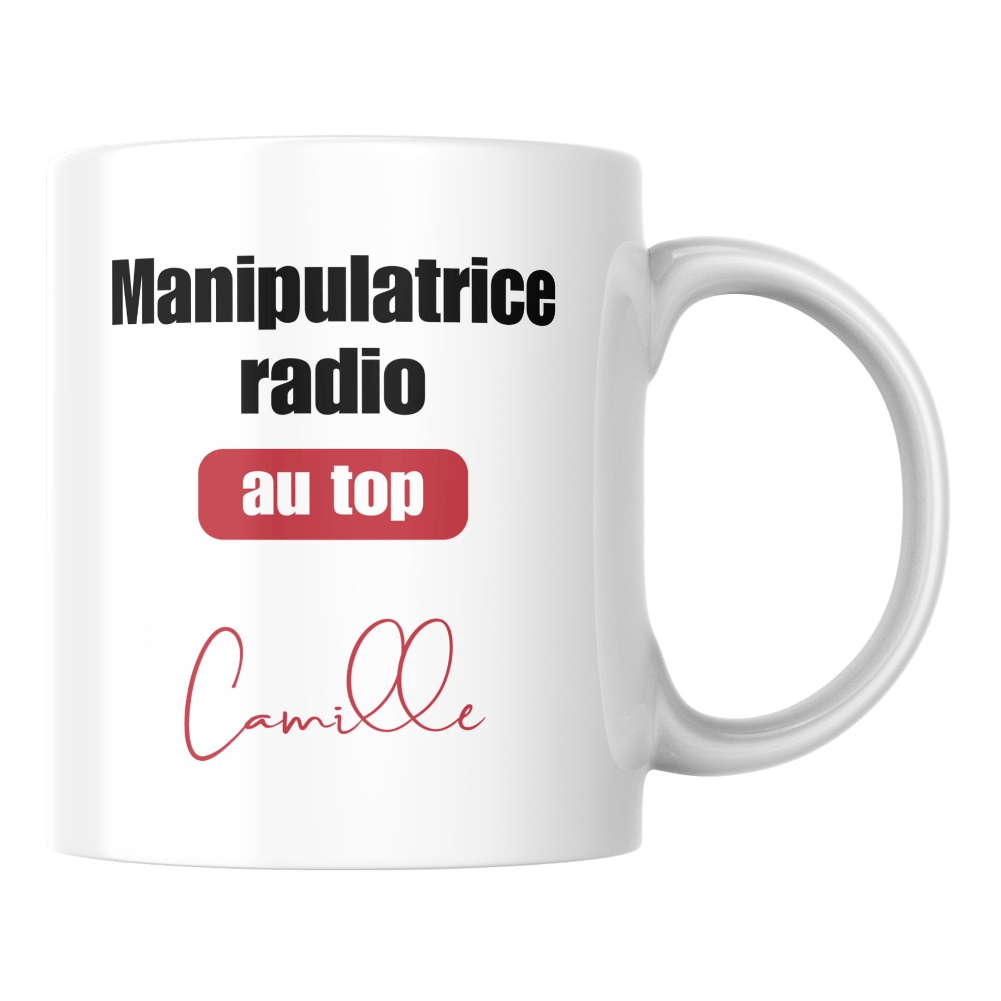 Mug Manipulatrice radio au top 1 Mug Manipulatrice radio au top