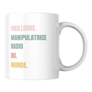 Mug original meilleur Manipulatrice radio du monde