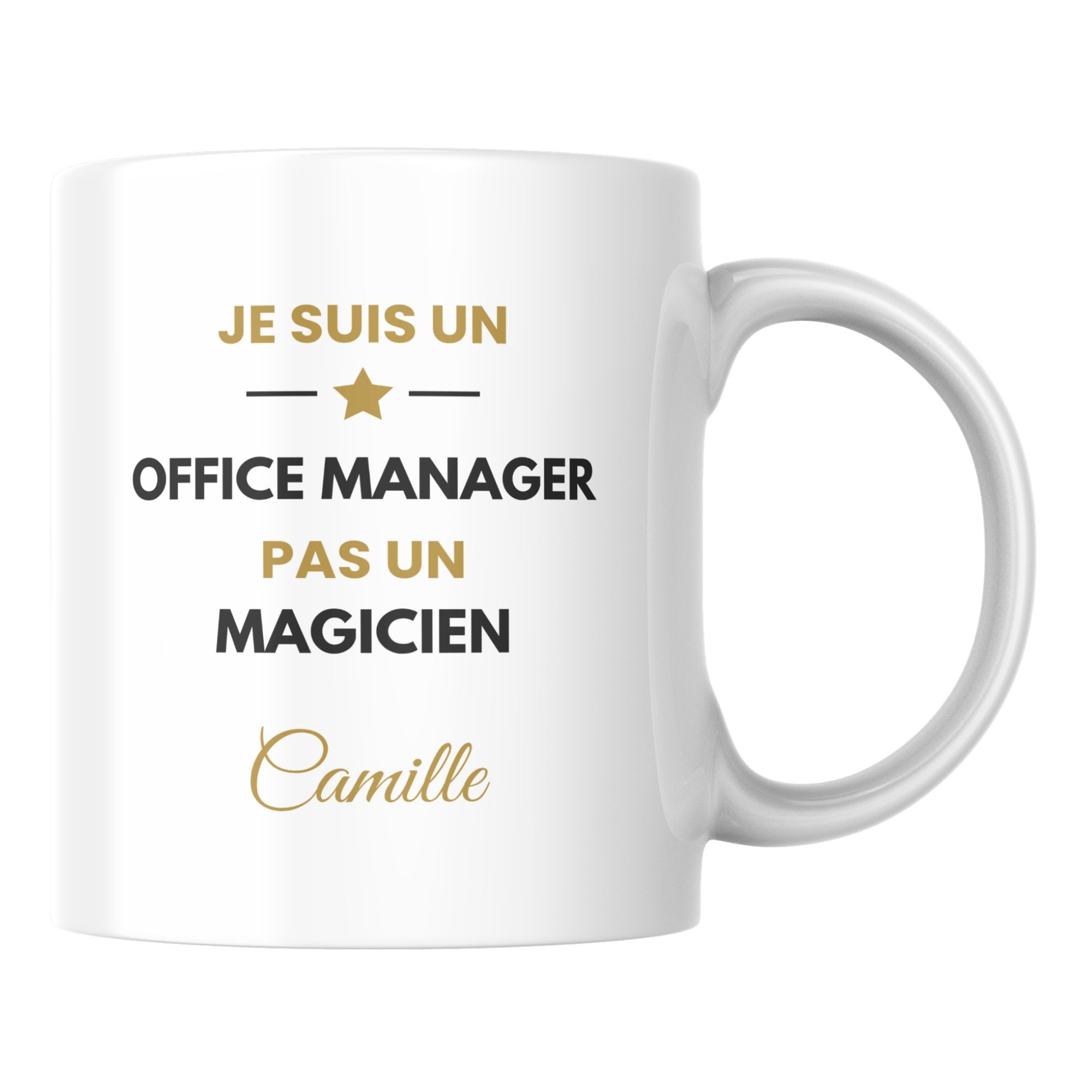 Mug Office manager humour à personnaliser 1 Mug Office manager humour à personnaliser