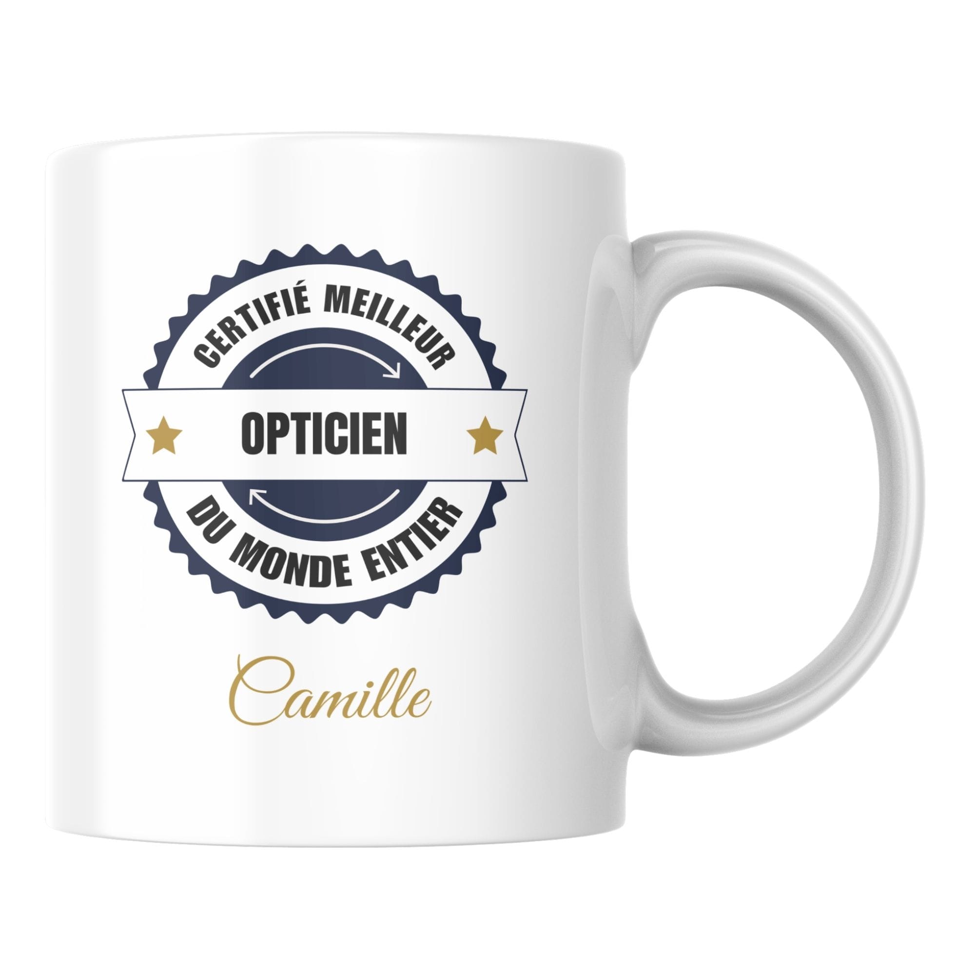 Mug certifié meilleur Opticien du monde 1 Mug certifié meilleur Opticien du monde