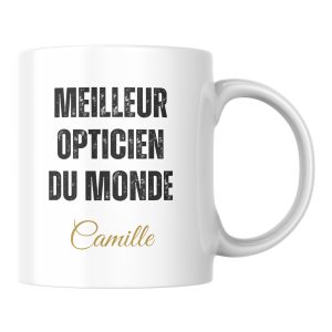Mug personnalisé meilleur Opticien du monde