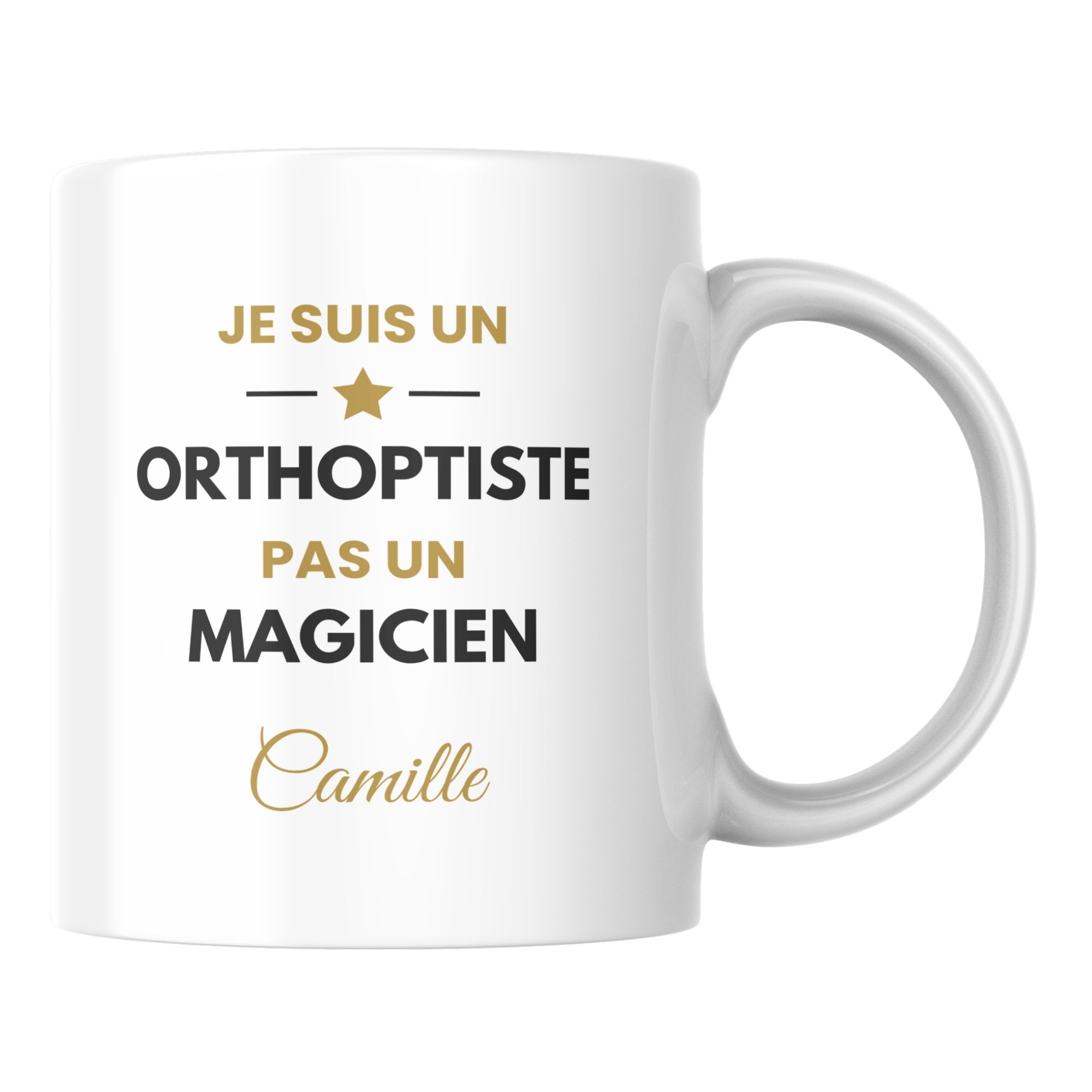 Mug Orthoptiste humour à personnaliser 1 Mug Orthoptiste humour à personnaliser