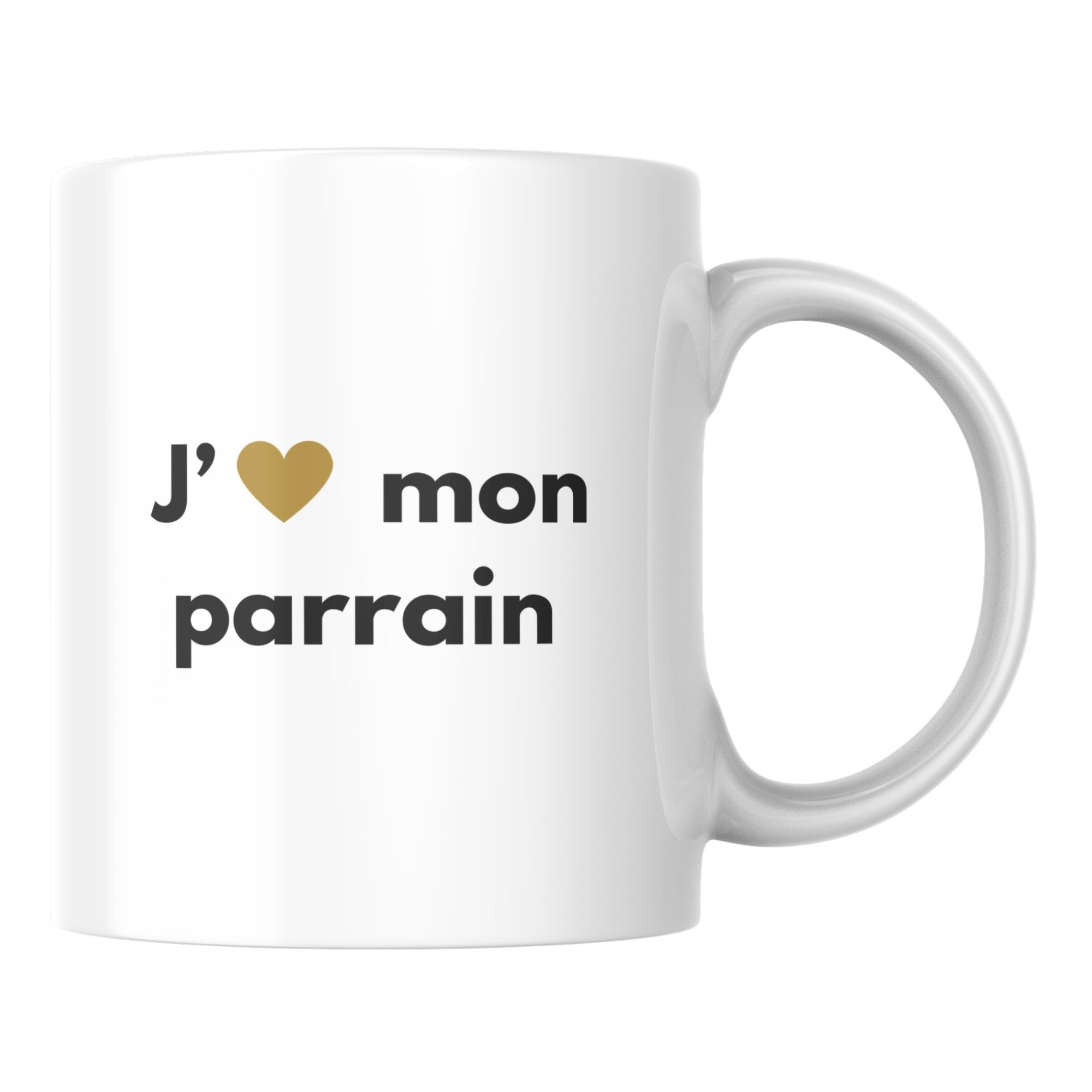 Mug j'aime mon parrain 1 Mug j'aime mon parrain