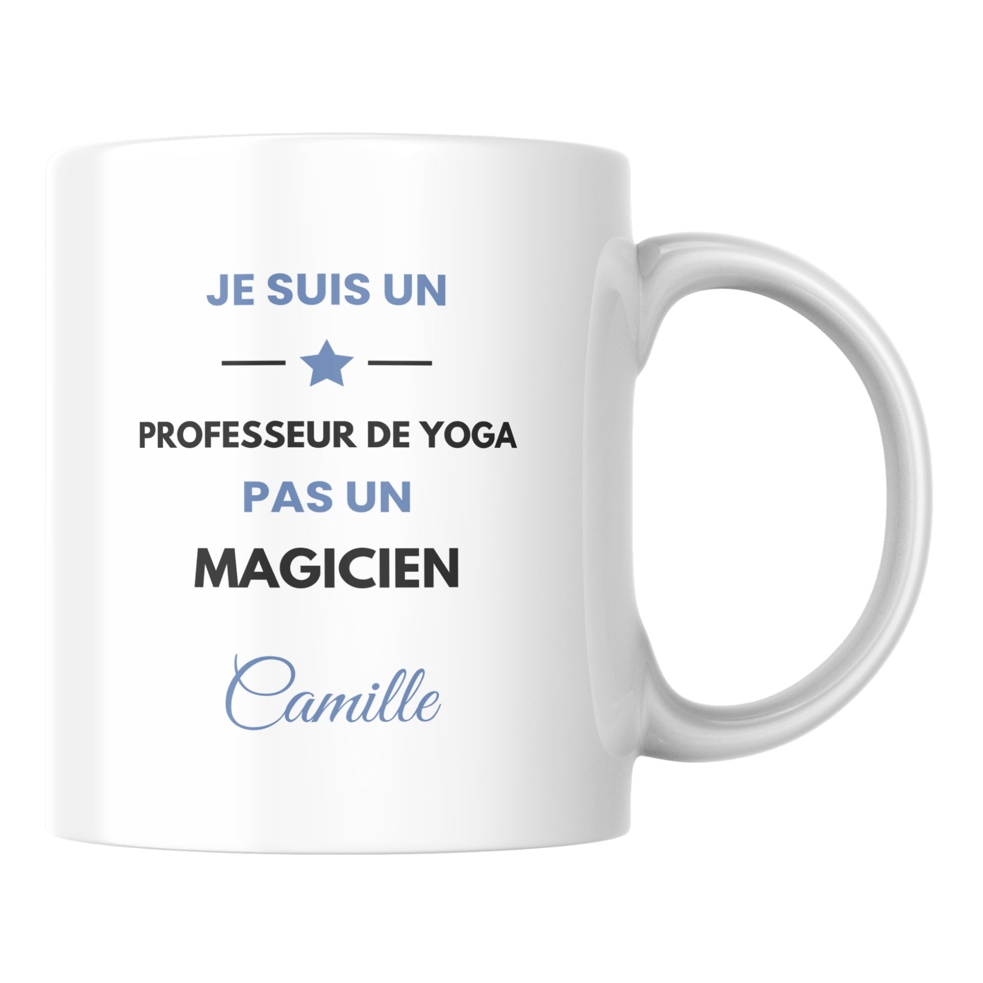 Mug Professeur de yoga humour à personnaliser 1 Mug Professeur de yoga humour à personnaliser