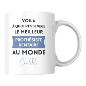 Mug personnalisé le meilleur Prothésiste dentaire au monde