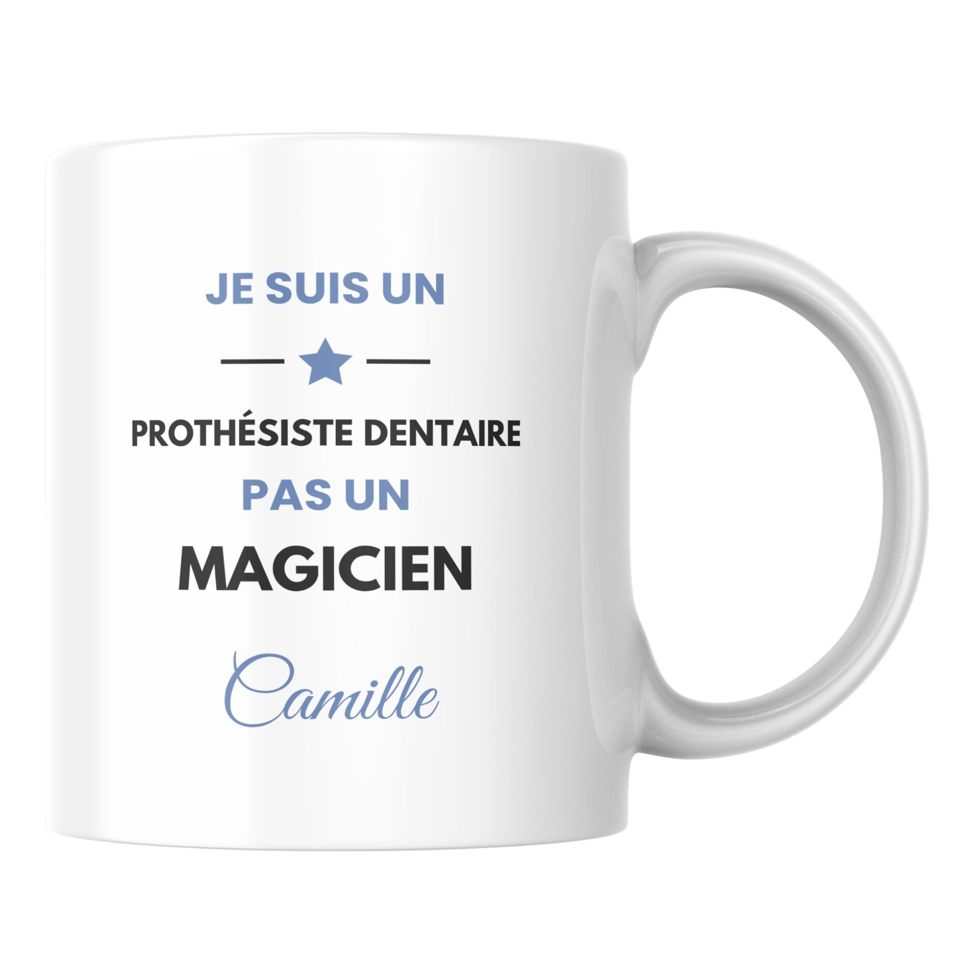 Mug Prothésiste dentaire humour à personnaliser 1 Mug Prothésiste dentaire humour à personnaliser