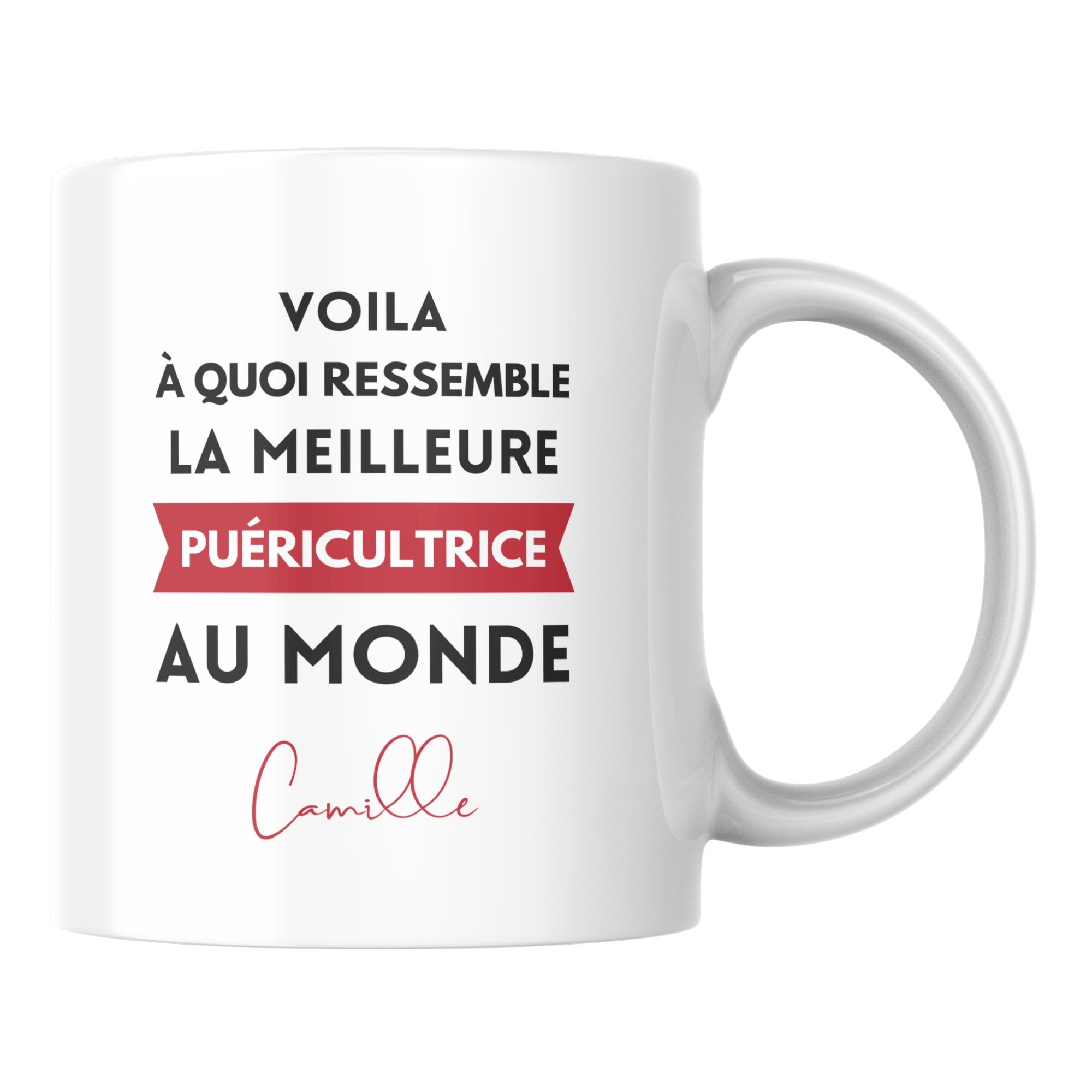 Mug personnalisé le meilleur Puéricultrice au monde 1 Mug personnalisé le meilleur Puéricultrice au monde