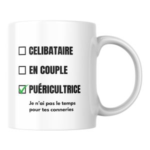 Mug humour Puéricultrice