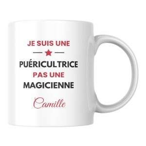 Mug Puéricultrice humour à personnaliser