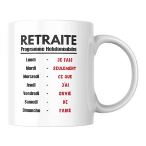 Mug Programme de Retraite