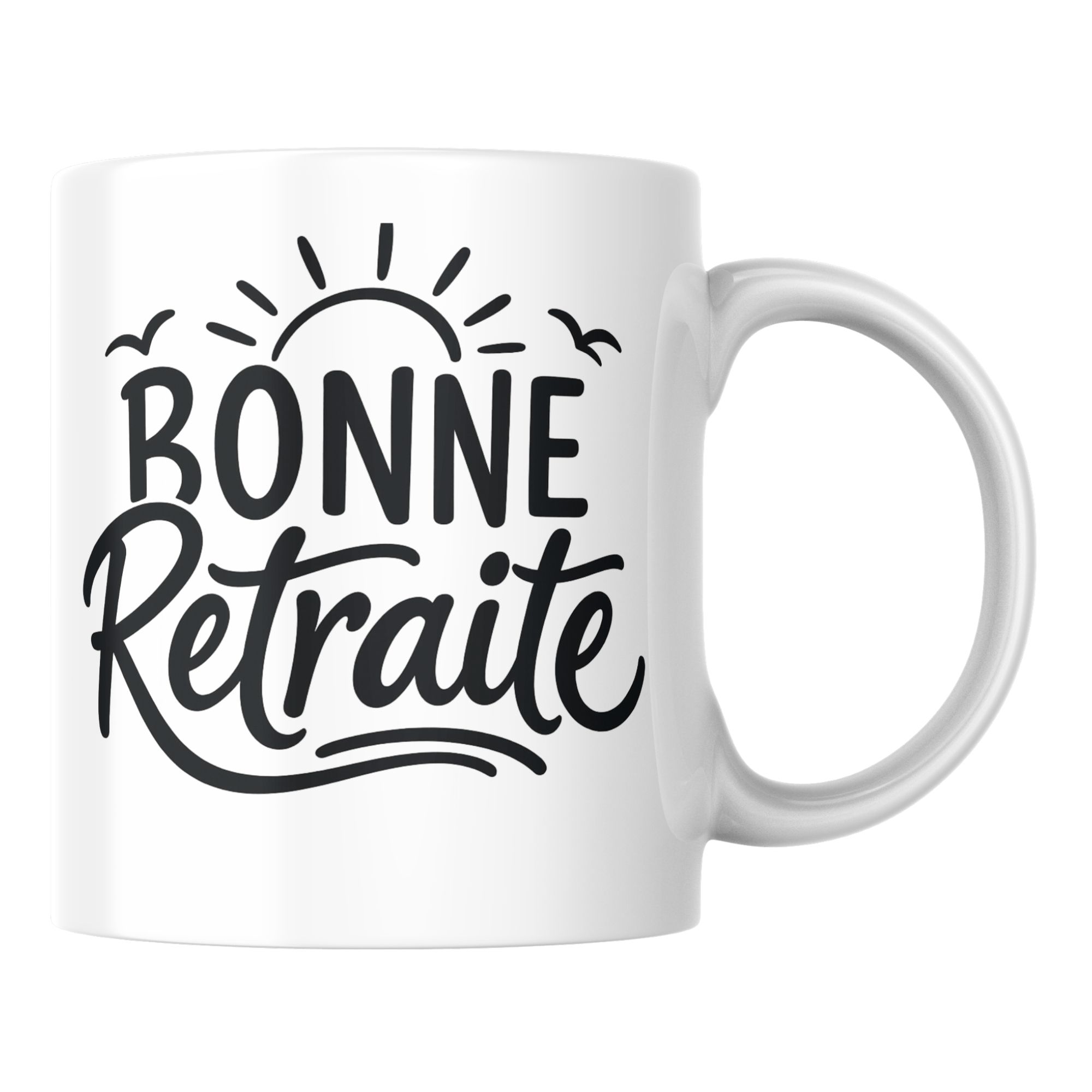 Mug Bonne Retraite Élégante 1 Mug Bonne Retraite Élégante
