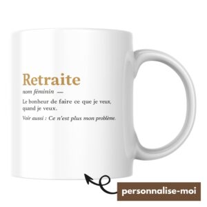 Mug Définition de la Retraite