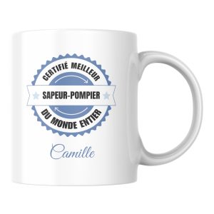Mug certifié meilleur Sapeur-pompier du monde