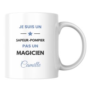 Mug Sapeur-pompier humour à personnaliser
