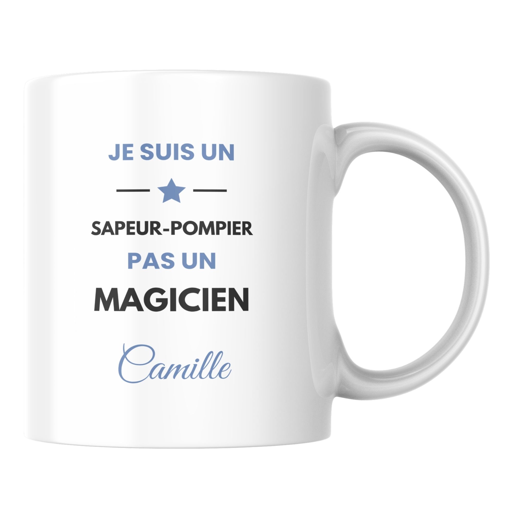 Mug Sapeur-pompier humour à personnaliser 1 Mug Sapeur-pompier humour à personnaliser