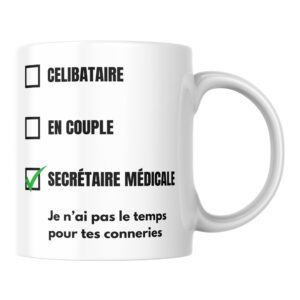 Mug humour Secrétaire médicale