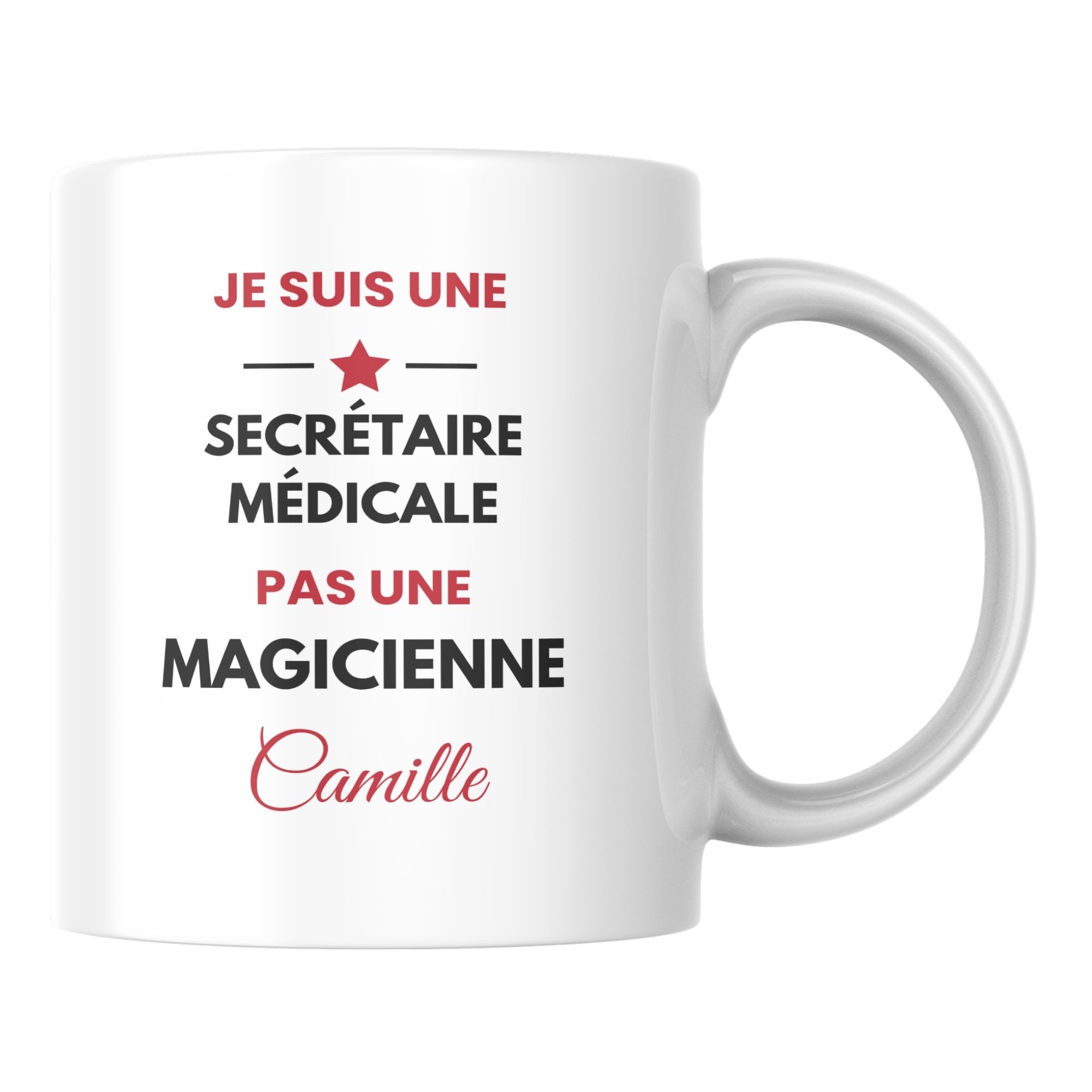 Mug Secrétaire médicale humour à personnaliser 1 Mug Secrétaire médicale humour à personnaliser