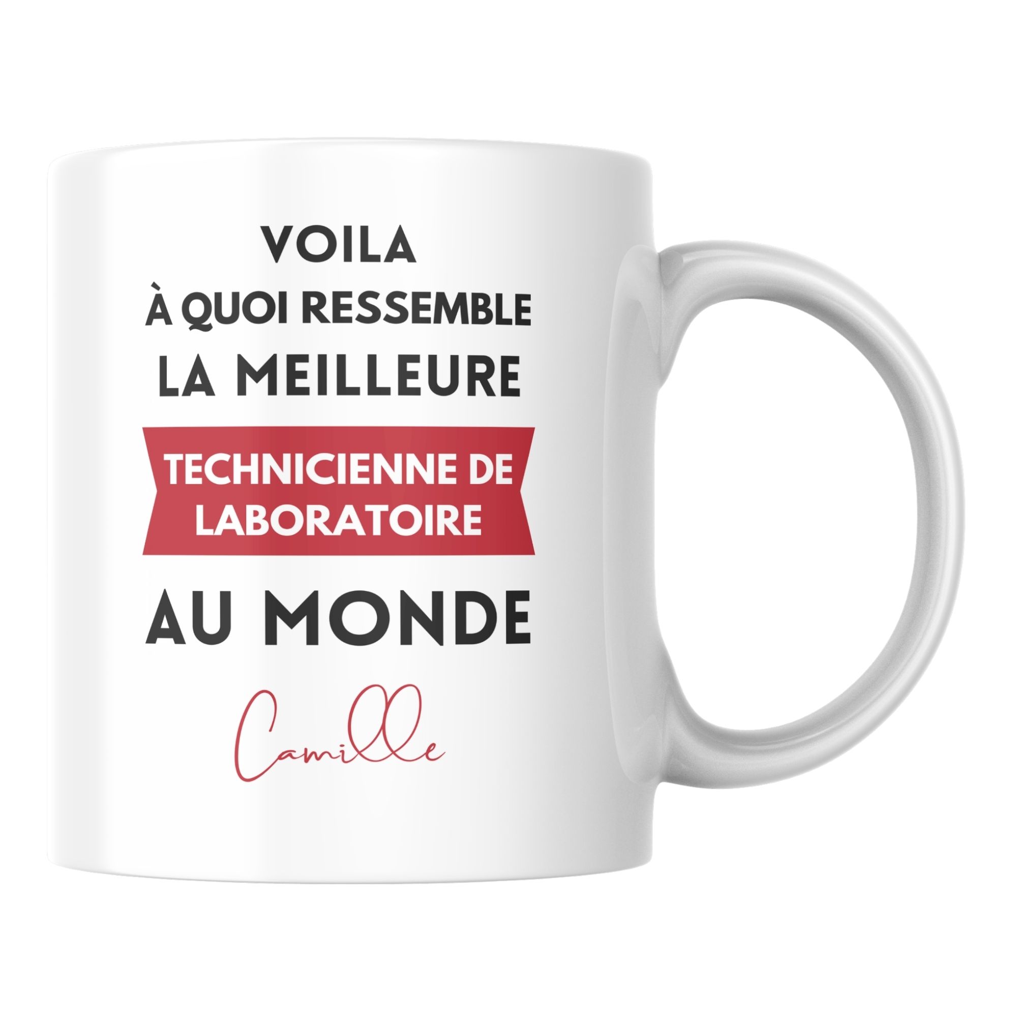 Mug personnalisé le meilleur Technicienne de laboratoire au monde 1 Mug personnalisé le meilleur Technicienne de laboratoire au monde